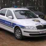 Croatian police car