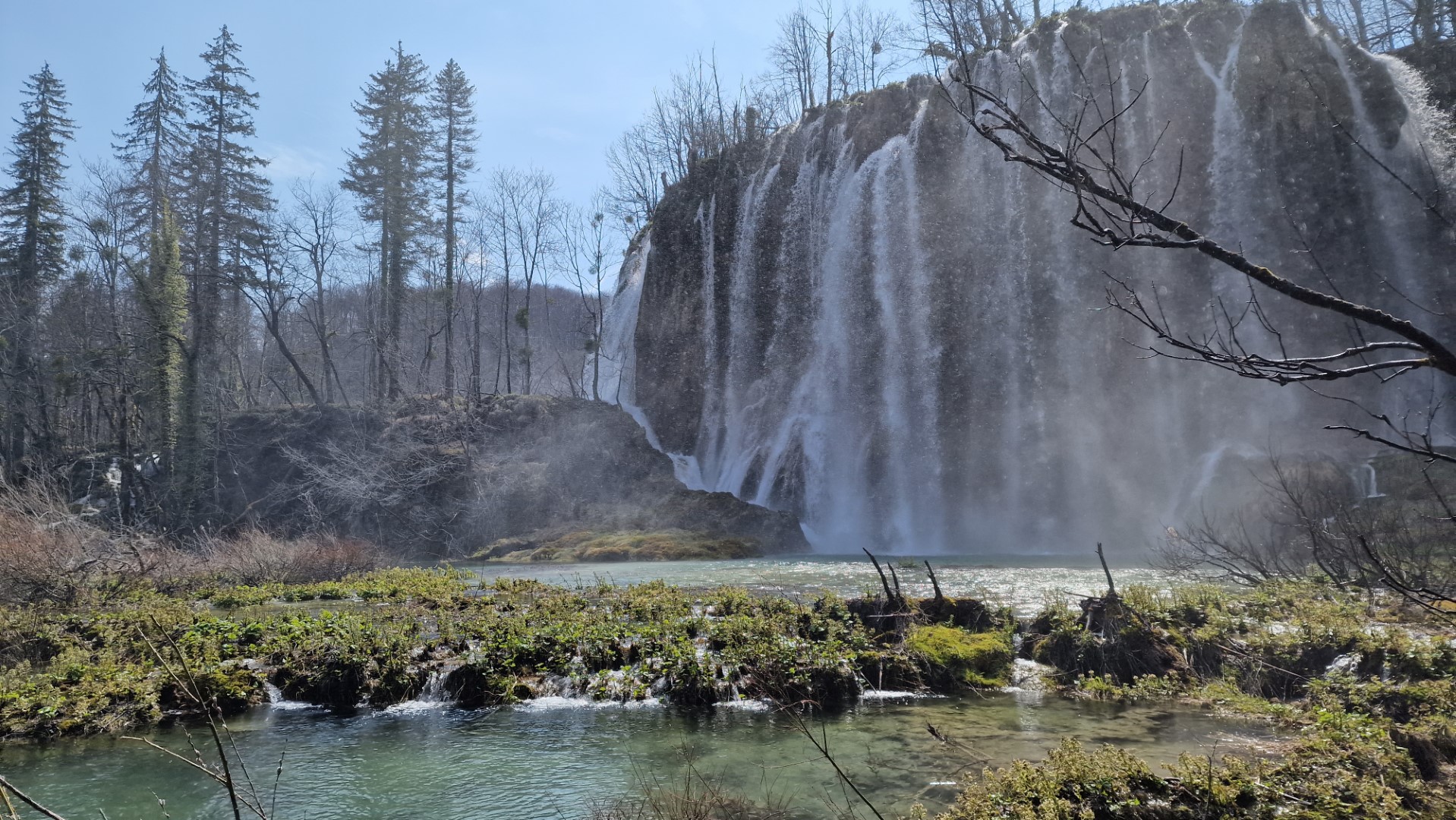 Plitvice Lakes waterfalls